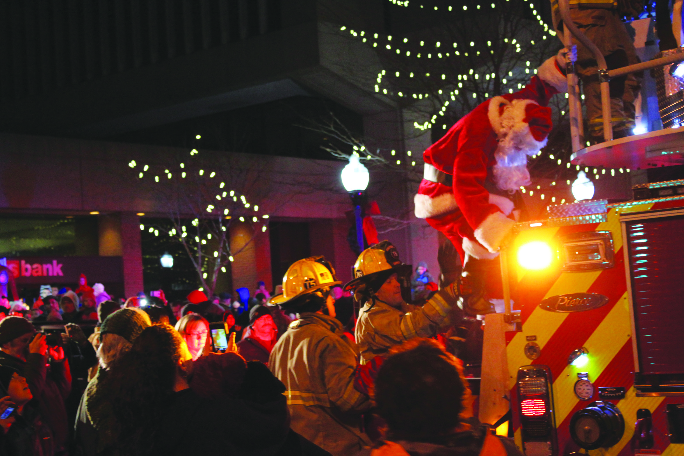 Downtown Lawrence Holiday Lighting Celebration and Santa Rescue. November 24th – 5:30pm to 8:30pm