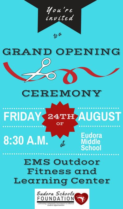 Ribbon Cutting Local News Source press release about Eudora Schools
