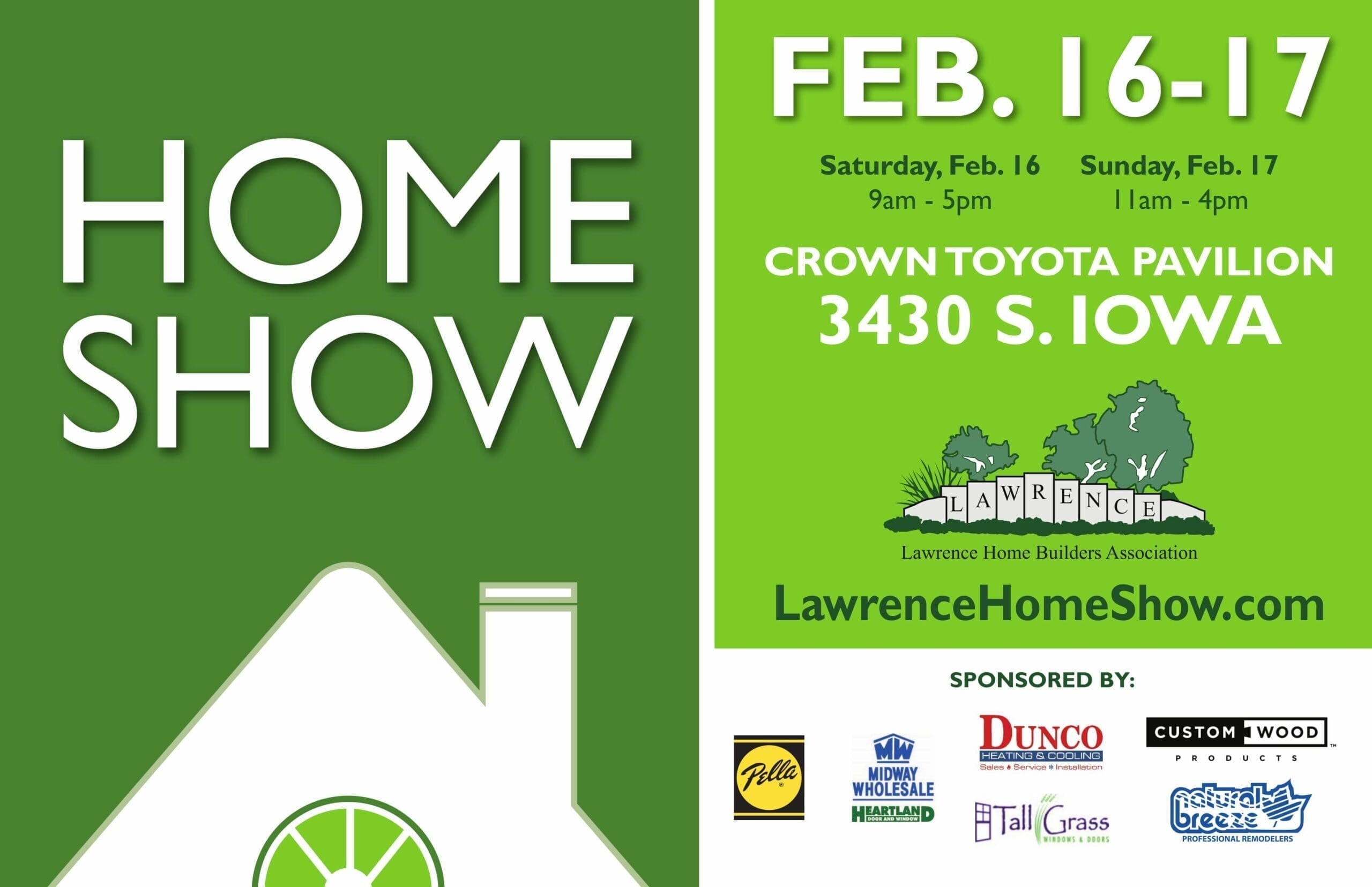 HS 2019 Poster and Social Media Graphic-1 Local News Source press release about Lawrence Home Builders Association and their Home Show.